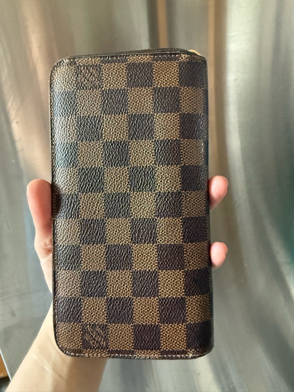 Louis Vuitton Brown Coated Canvas Wallet